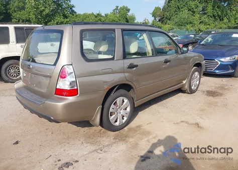 2008 Subaru Forester 2.5X z USA, uszkodzony, nr VIN JF1SG63638H719558